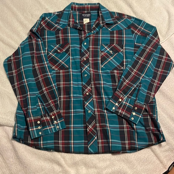 Wrangler Western Pearl Snap Button Down XL shirts